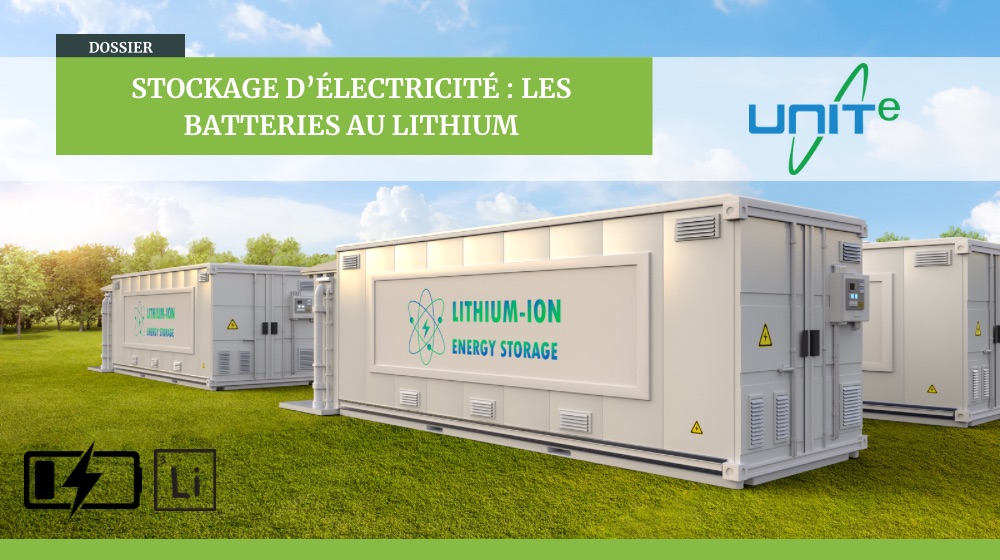 Centrale de stockage stationnaire par batteries au lithium pour stocker l'électricité des EnR