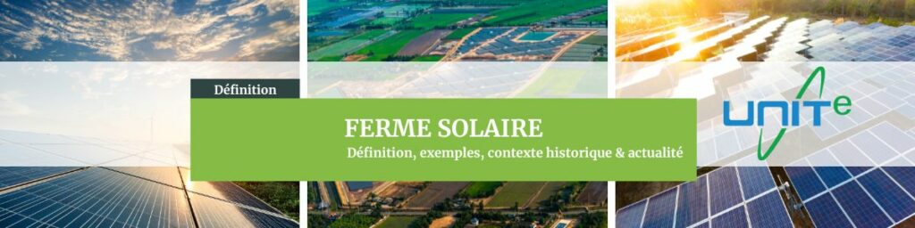 Ferme solaire definition