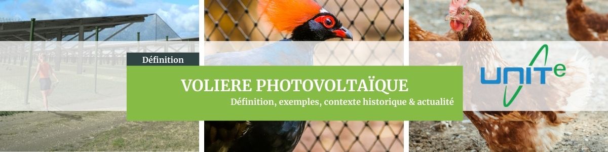 Volière photovoltaïque