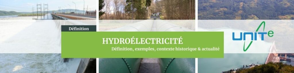 Définition hydroélectricité