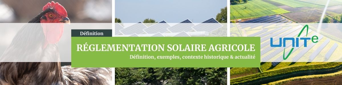 Définition réglementation solaire agricole