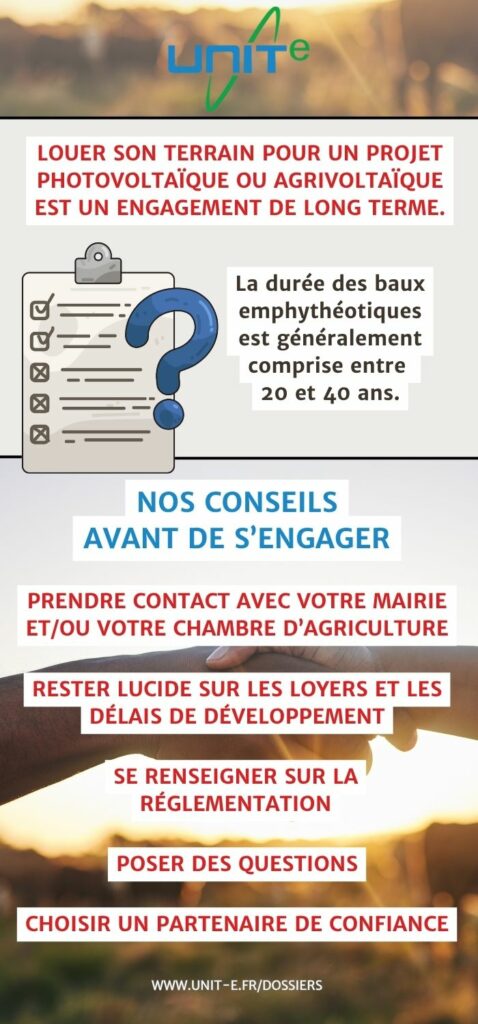 Conseils pour louer son terrain à un développeur photovoltaïque